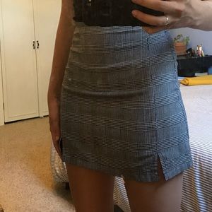 Brandy Melville Mini Plaid Skirt